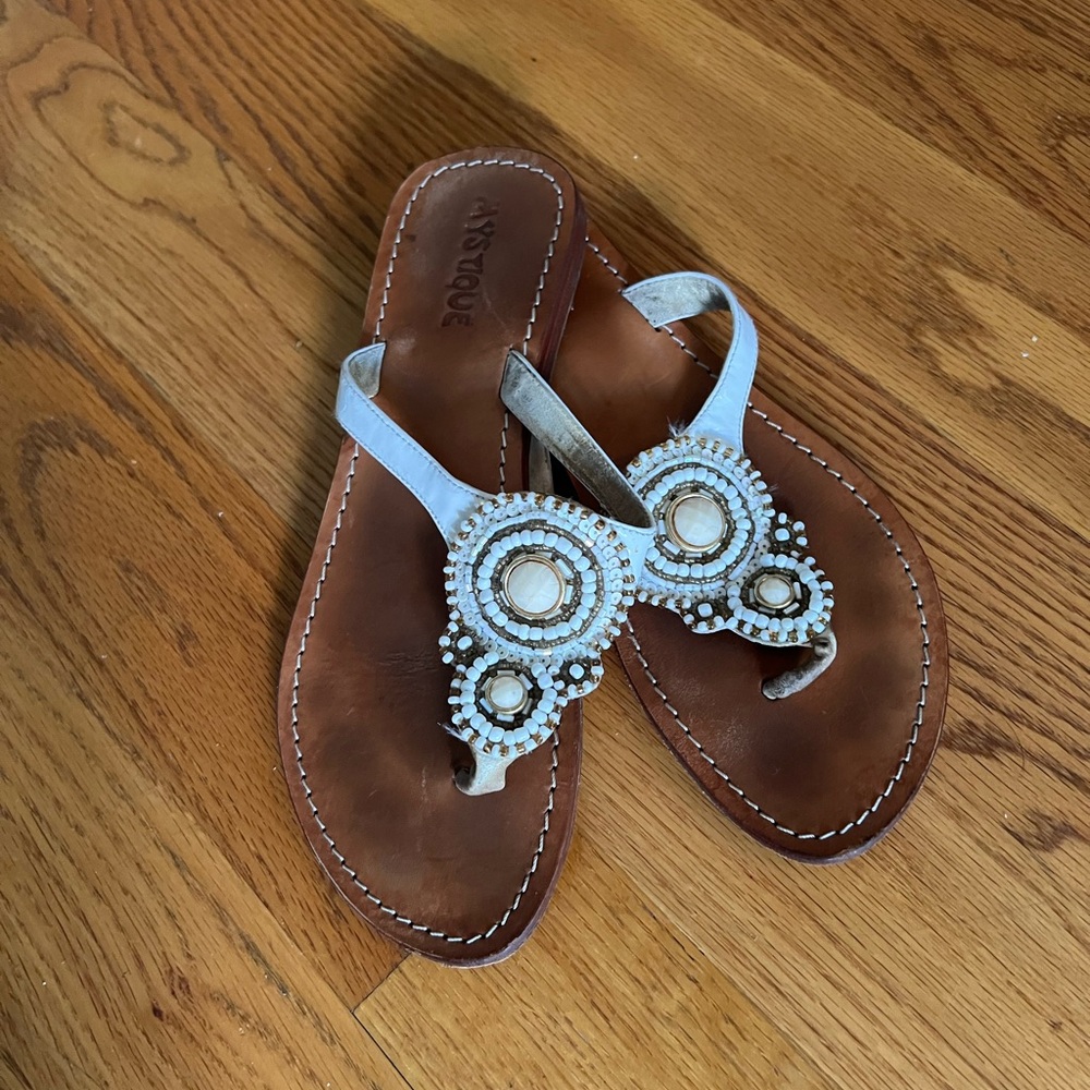 Mystique beaded sandals